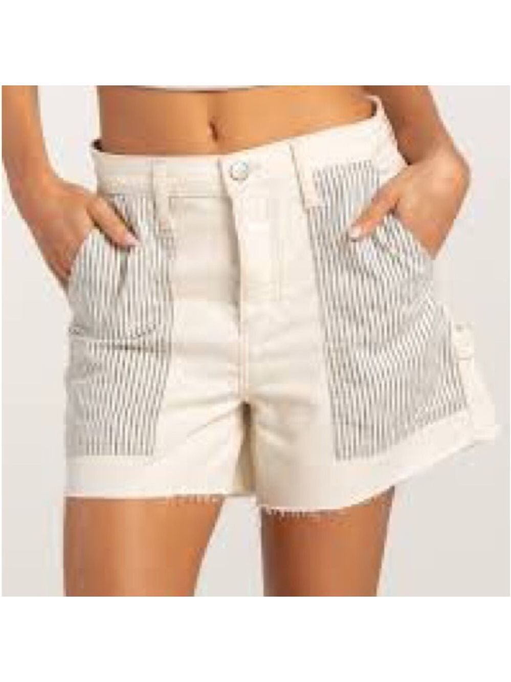 LEE HIGH RISE CARPENTER SHORT SZ 33